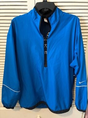 Vintage Nike Anorak Blue Half-Zip Pullover